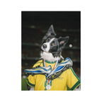 "Golden Boot"  - Custom Framed Pet Portrait