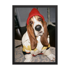 "Slow Morning" - Custom Framed Pet Portrait