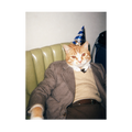 "Birthday Boy" - Custom Framed Pet Portrait
