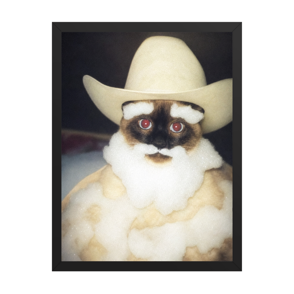 "Wild West" - Custom Framed Pet Portrait