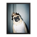 "His Majesty"  - Custom Framed Pet Portrait