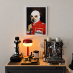 "Race Driver" - Custom Framed Pet Portrait