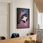 "Fifth Avenue" - Custom Framed Pet Portrait