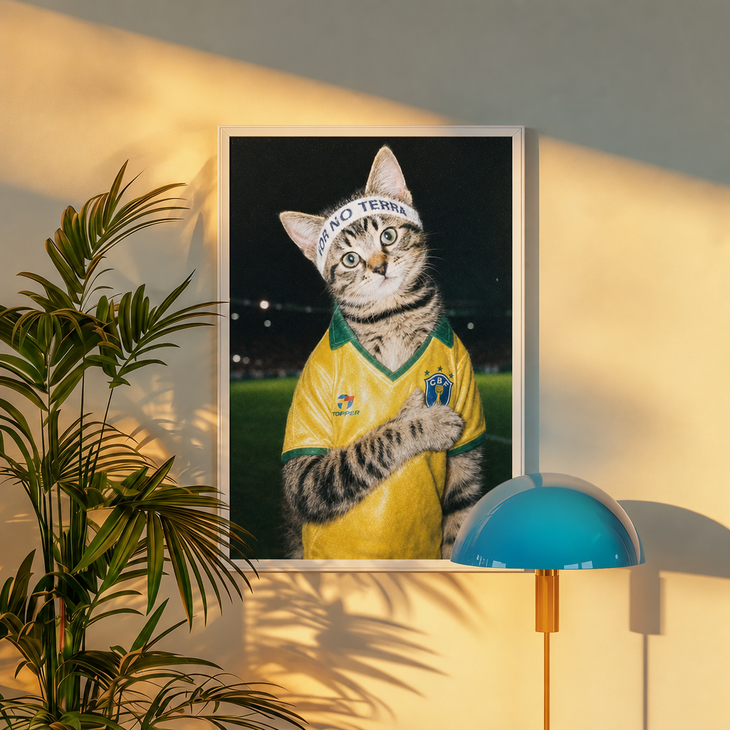"The Headband" - Custom Framed Pet Portrait