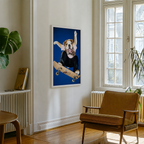 "Half Pipe" - Custom Framed Pet Portrait