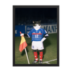 "France '98" - Custom Framed Pet Portrait