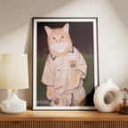 "La Masia" - Custom Framed Pet Portrait
