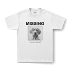 Missing Pet Personalised T-Shirt