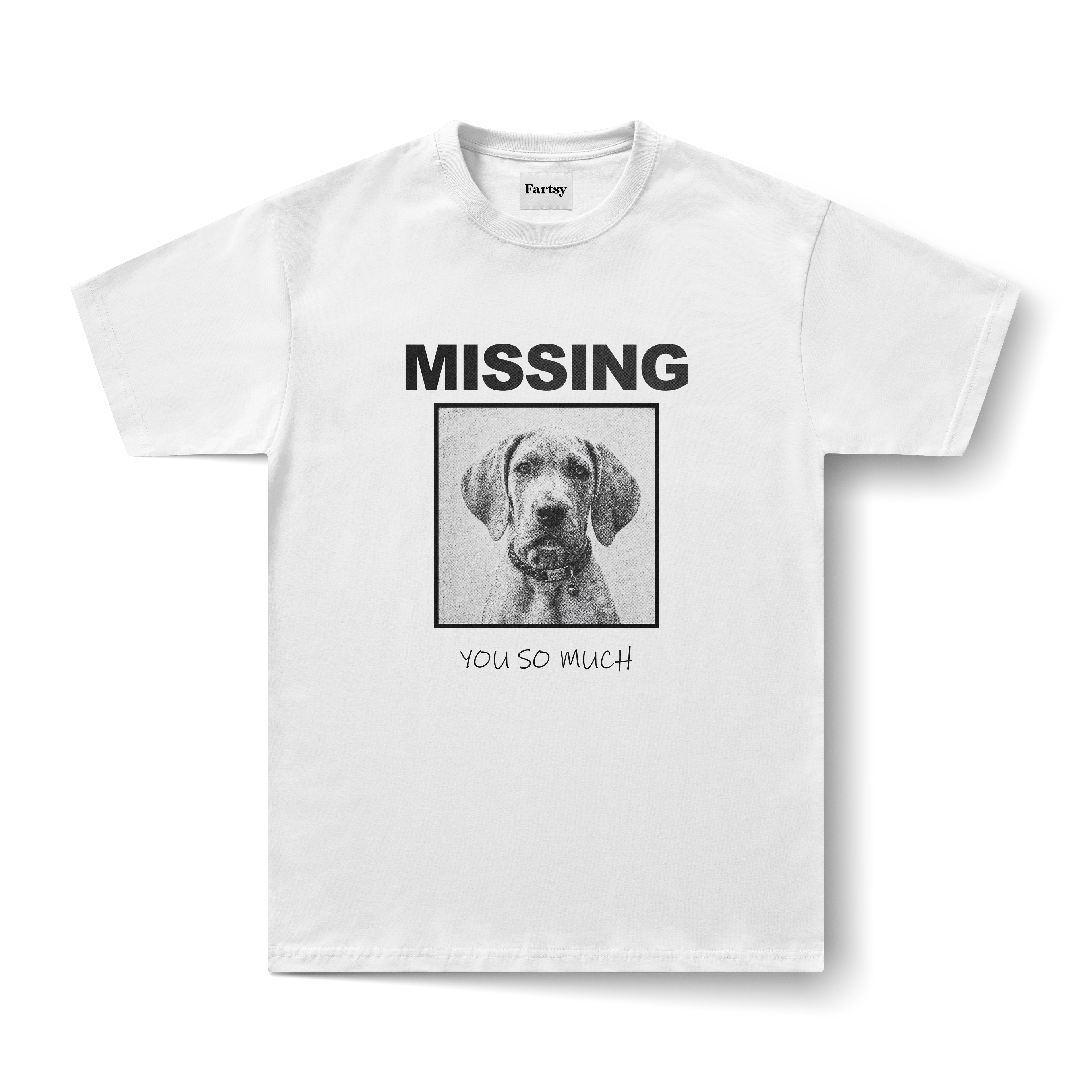Missing Pet Personalised T-Shirt