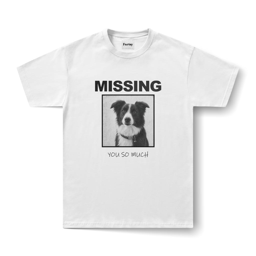 Missing Pet Personalised T-Shirt