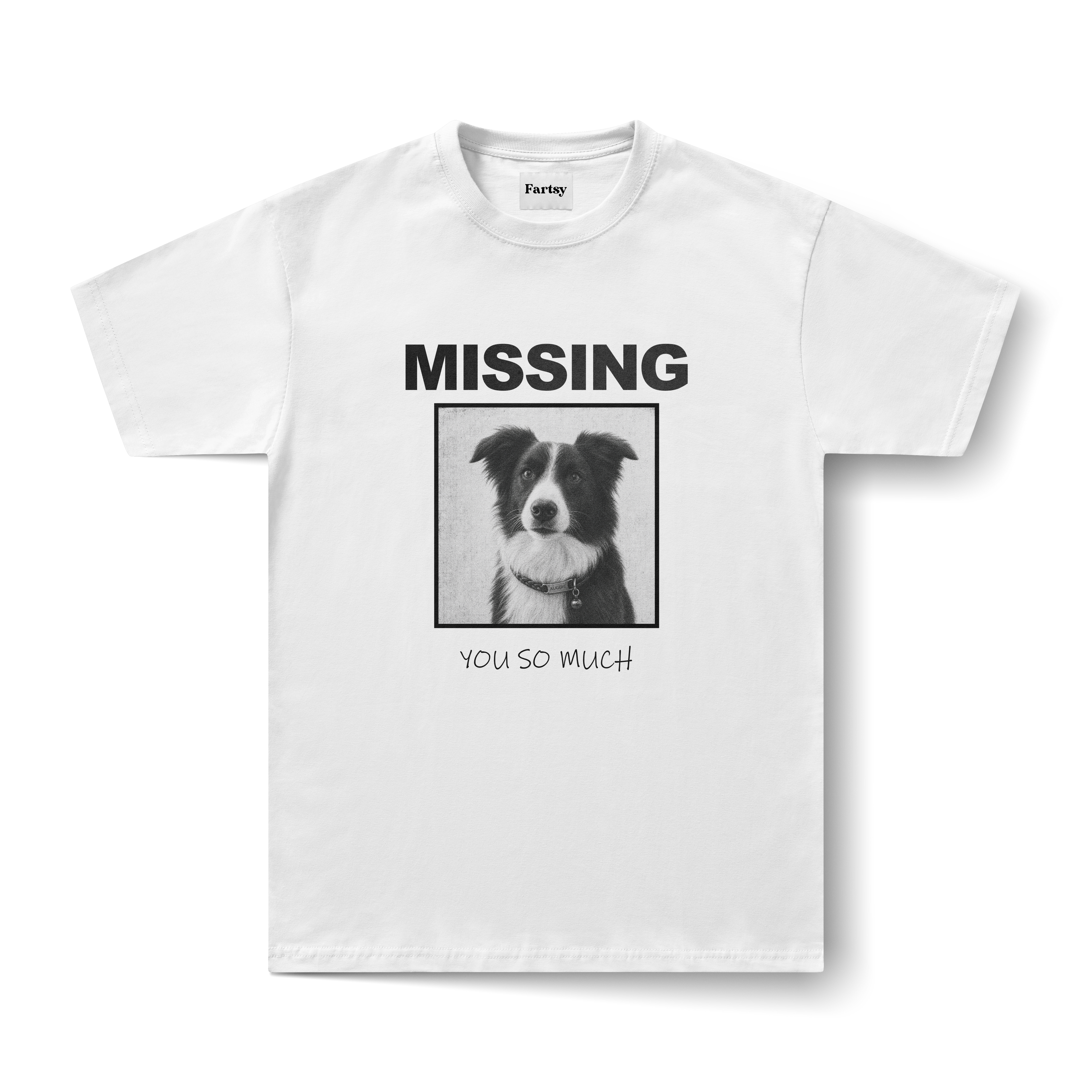 Missing Pet Personalised T-Shirt