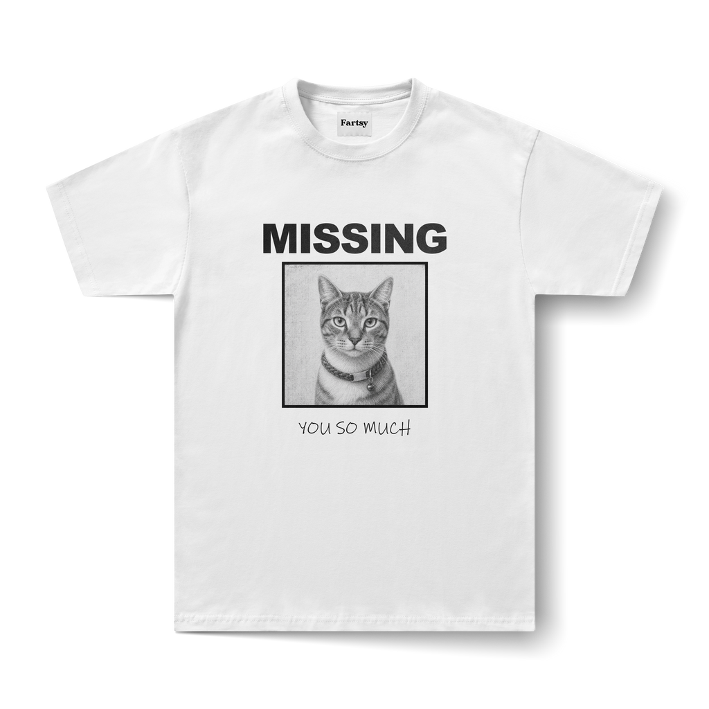Missing Pet Personalised T-Shirt