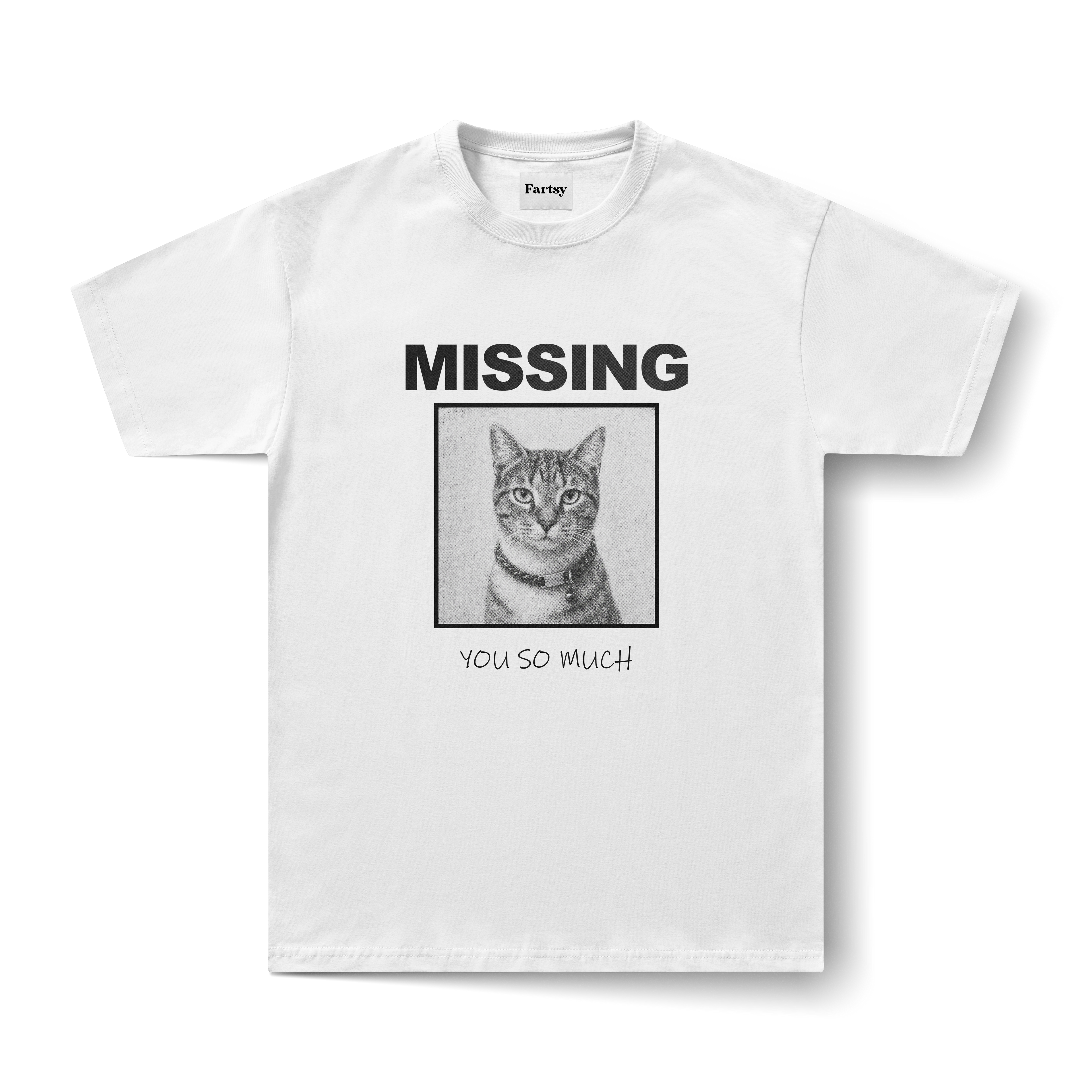 Missing Pet Personalised T-Shirt