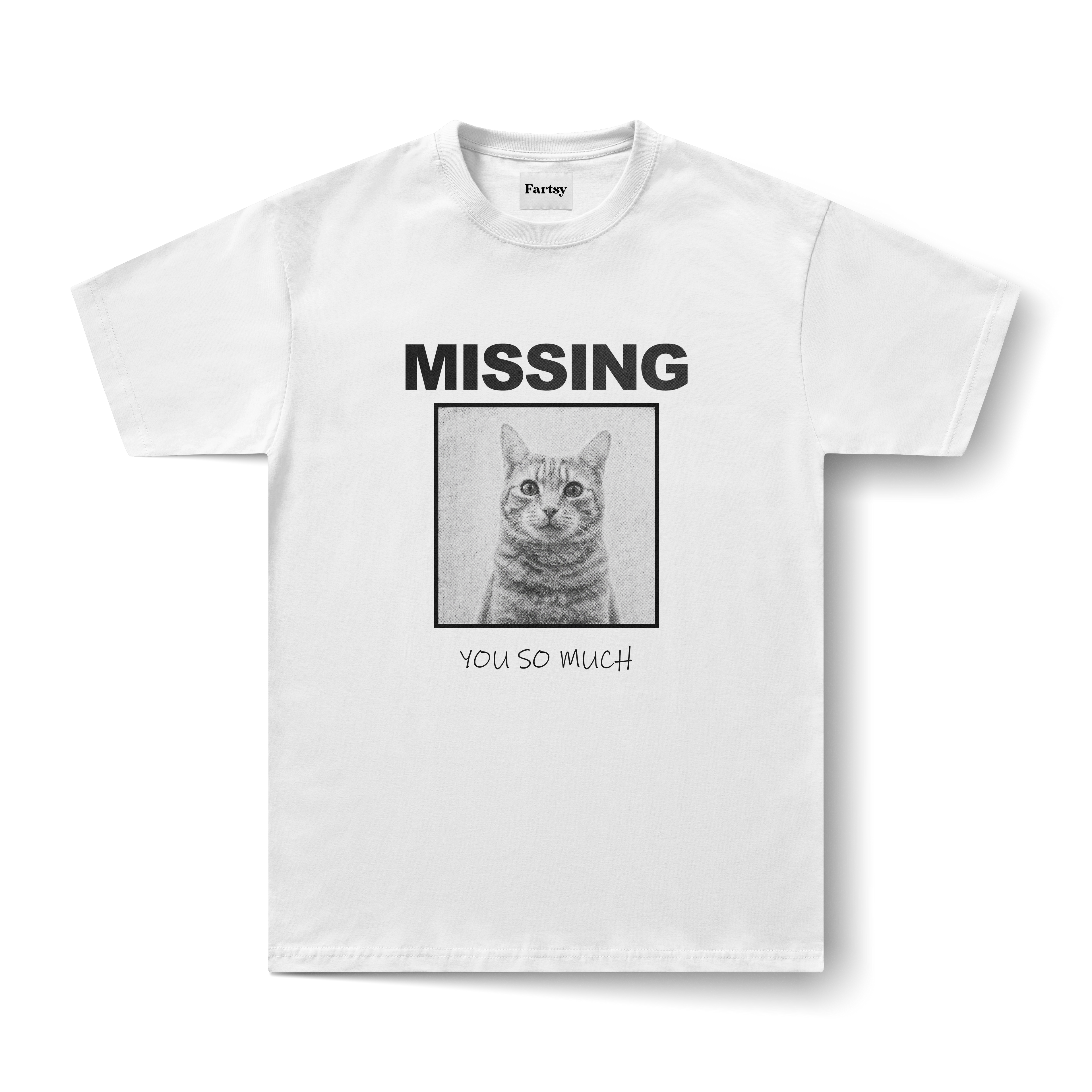 Missing Pet Personalised T-Shirt