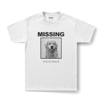Missing Pet Personalised T-Shirt
