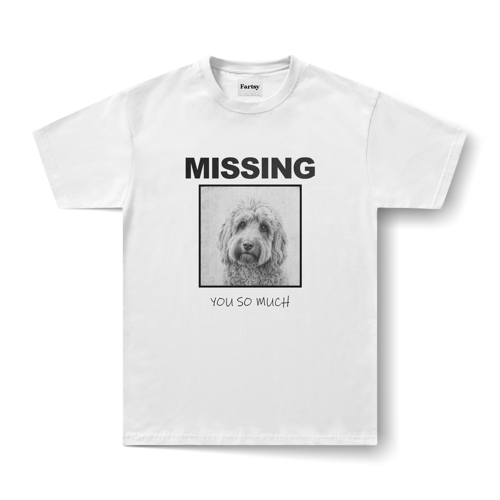 Missing Pet Personalised T-Shirt