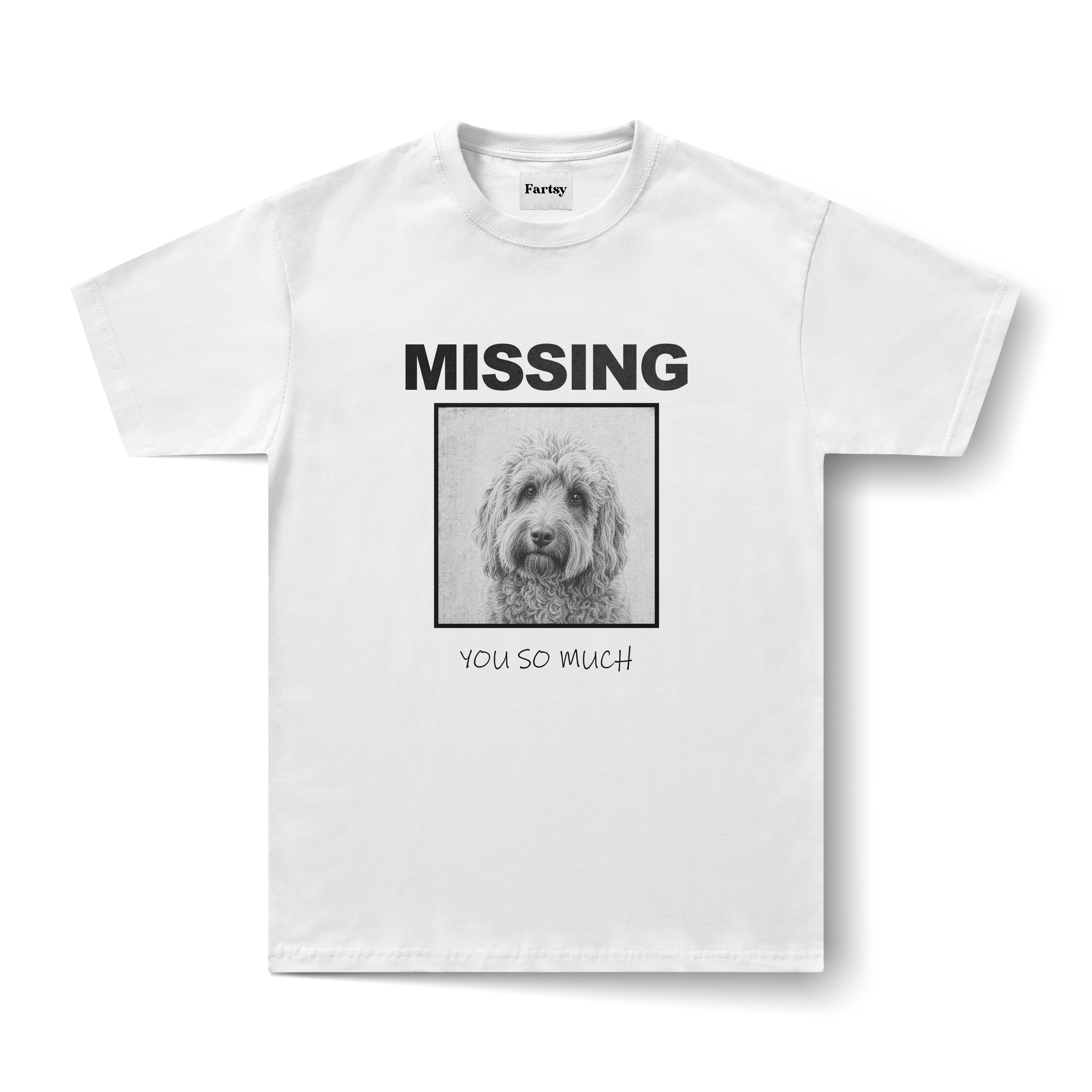 Missing Pet Personalised T-Shirt