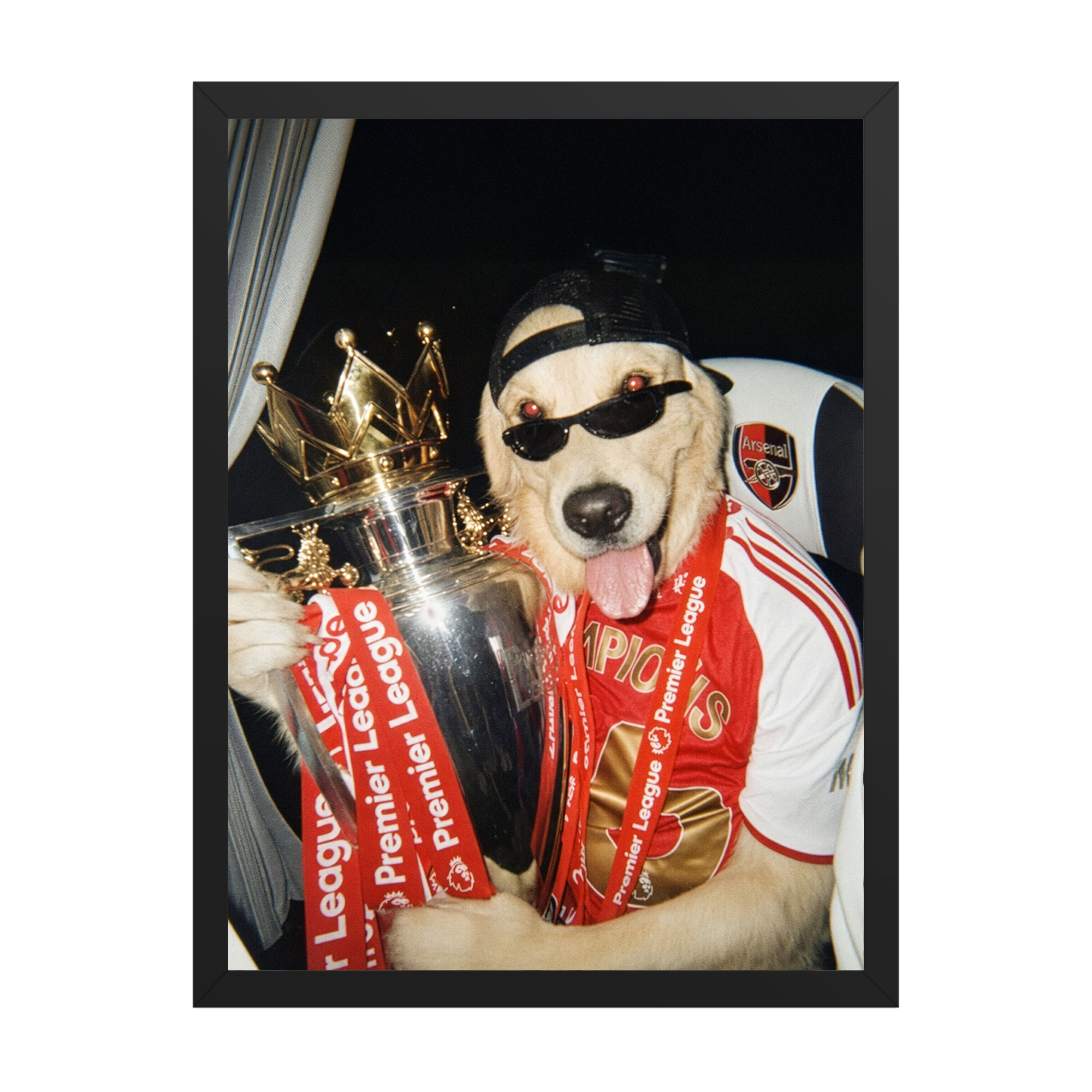 "North London" - Custom Framed Pet Portrait