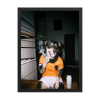 "Oranje" - Custom Framed Pet Portrait