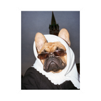 "Pray On It" - Custom Framed Pet Portrait