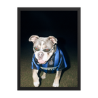 "San Siro" - Custom Framed Pet Portrait