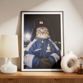 "Scudetto" - Custom Framed Pet Portrait