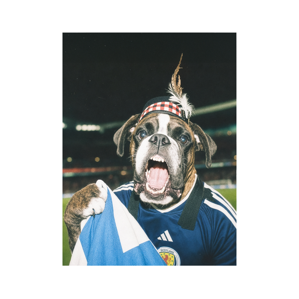 "Tartan Army" - Custom Framed Pet Portrait