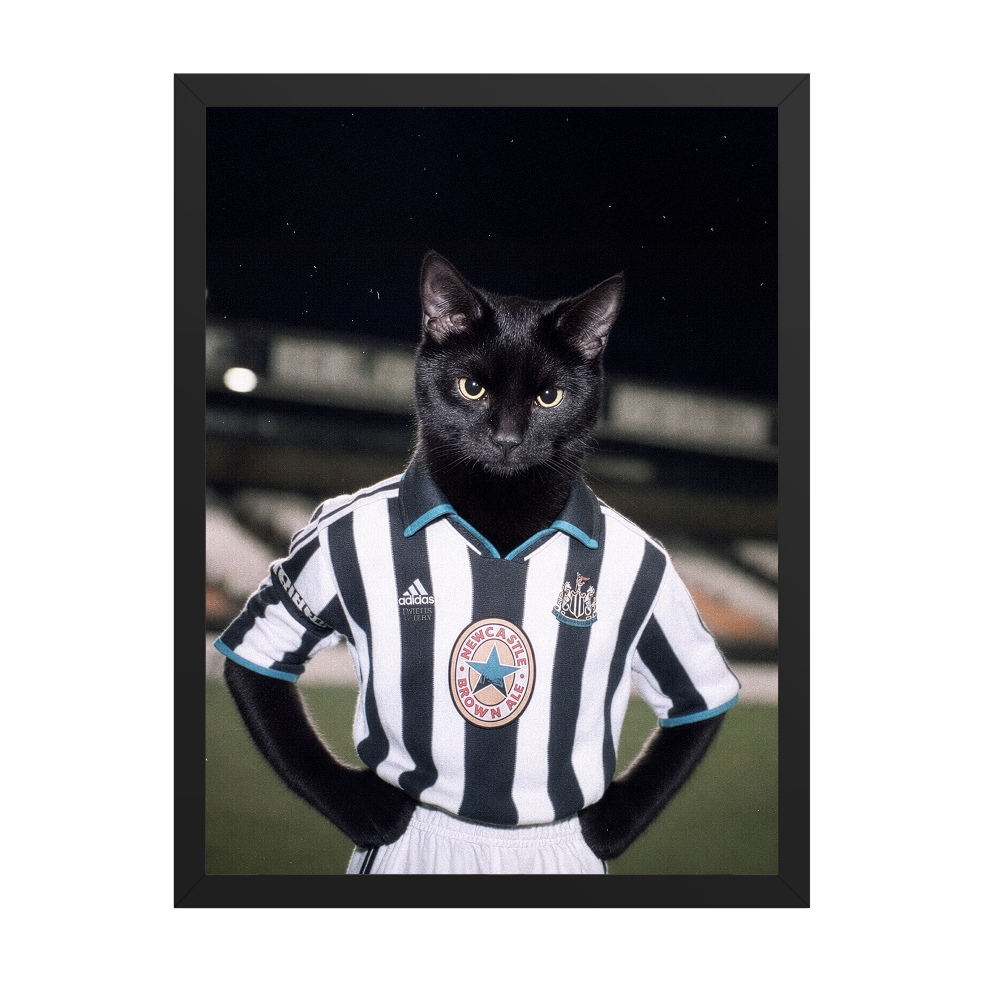 "The Toon" - Custom Framed Pet Portrait
