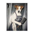 "White Heat"  - Custom Framed Pet Portrait